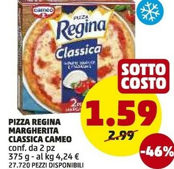 PENNY Pizza regina margherita classica offerta