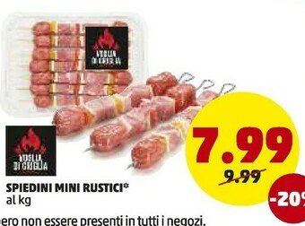 PENNY Spiedini mini rustici offerta