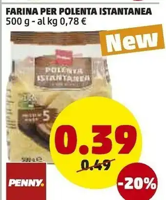 PENNY Farina per polenta istantanea offerta