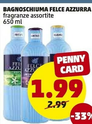 PENNY Bagnoschiuma offerta