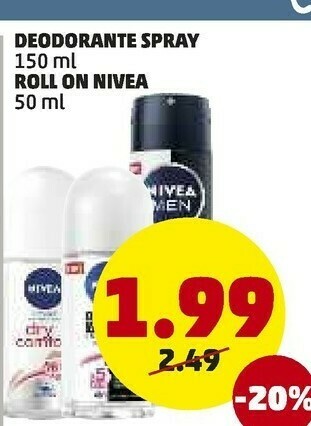 PENNY Deodorante spray offerta