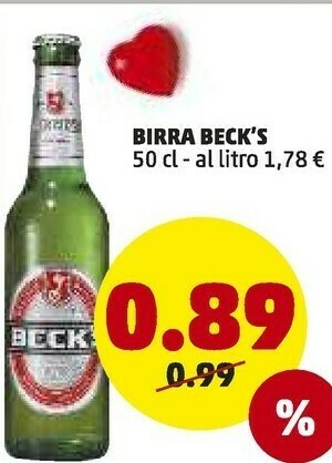 PENNY Beck's birra offerta