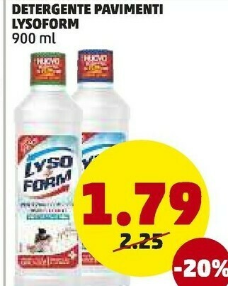 PENNY Detergente pavimenti offerta