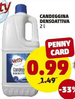 PENNY Candeggina densoattiva offerta