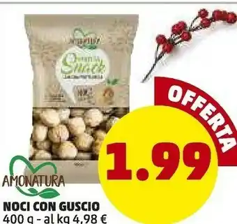 Amonatura noci con guscio