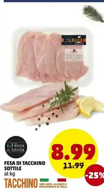 PENNY Fesa di tacchino sottile offerta