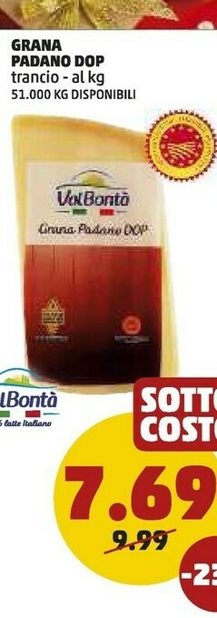 PENNY Grana padano dop offerta