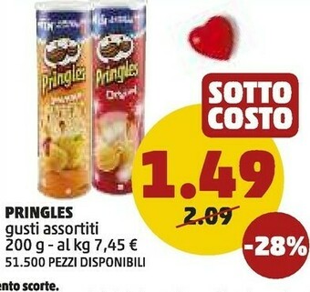 PENNY Patatine original tubo offerta