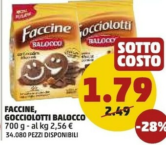 Faccine cioccolato e nocciole 700 g(ml)