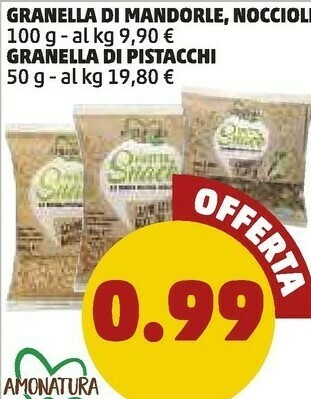Granella di mandorle,nocciole