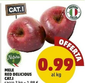 PENNY Mele red delicious offerta