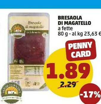 PENNY Bresaola di magatello offerta