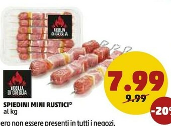 PENNY Spiedini mini rustici offerta