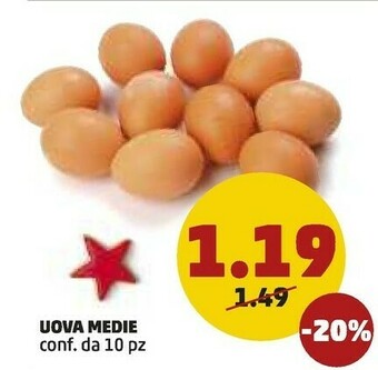 PENNY Uova medie offerta