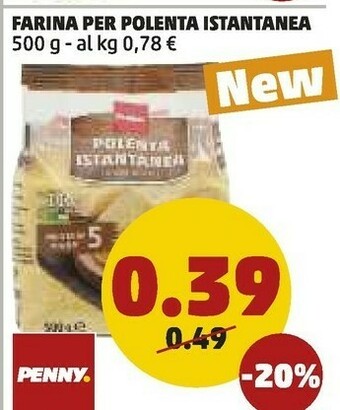 PENNY Farina per polenta istantanea offerta