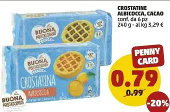 PENNY Buona pasticceria albicocca cacao offerta