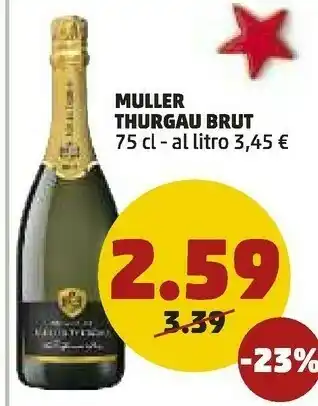 PENNY Brut muller thurgau 750 ml offerta