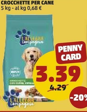 PENNY Crocchette per cane 5000 g offerta