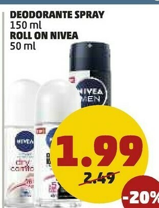 PENNY Deodorante spray offerta