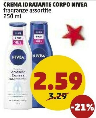 PENNY Crema idratante corpo offerta