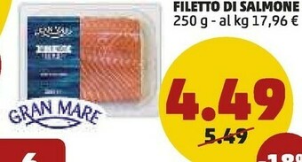 PENNY Filetto di salmone 250 g offerta