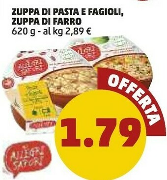 PENNY Zuppa di pasta e fagioli 620 g offerta