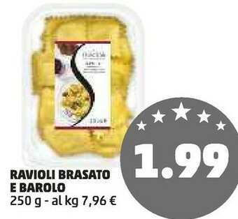 PENNY Ravioli brasato e barolo 250 g offerta