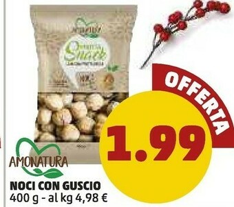 PENNY Amonatura noci con guscio offerta