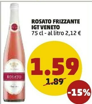 PENNY Rosato frizzante igt veneto offerta