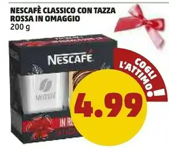 Classico con tazza rossa in omaggio