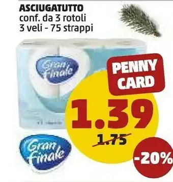 PENNY Gran finale asciugatutto offerta