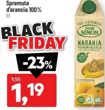 DPiù Spremuta d'arancia premium valencia offerta