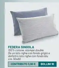 Federa singola 50x80 cm