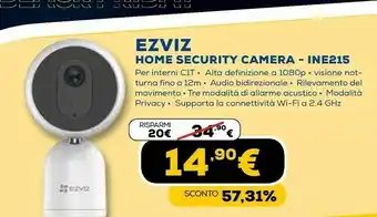 Euronics Home security camera - ine215 offerta