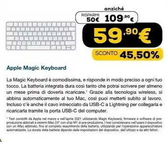 Euronics Magic keyboard offerta