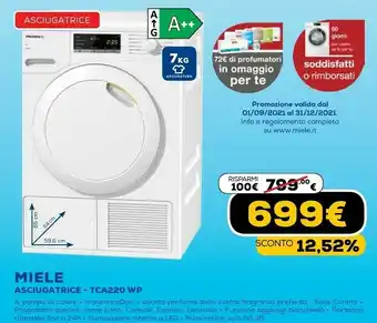 Euronics Asciugatrice - tca220 wp offerta