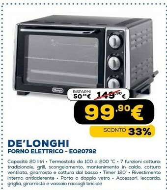 Euronics Forno elettrico offerta