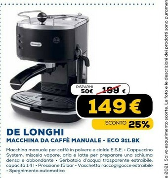 Euronics Macchina del caffè offerta