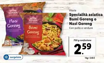 Vitasia Specialità asiatica Bami Goreng o Nasi Goreng 750g