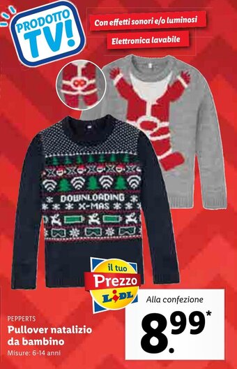 Pepperts Pullover natalizio da bambino