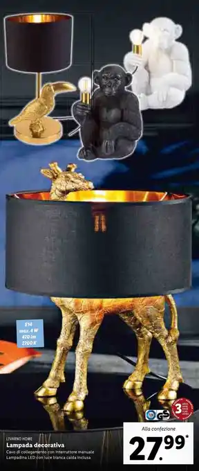 Lidl Livarno Home Lampada decorativa offerta