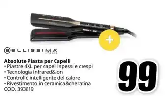 MediaWorld BELLISSIMA Absolute Piasta per Capelli offerta