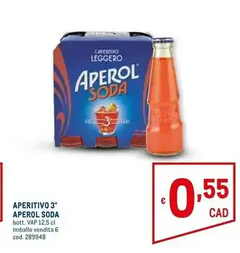 Metro Aperitivo 1250 ml offerta
