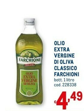 Metro Olio extra vergine di oliva offerta