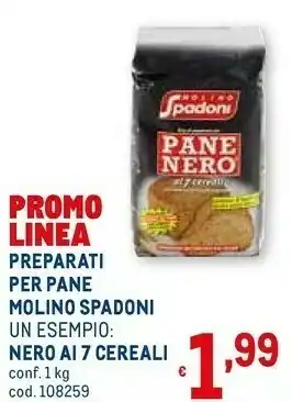 Metro Preparato per pane nero ai cereali 1000 g(ml) offerta