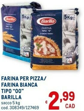 Metro Farina di grano tenero tipo 00 offerta