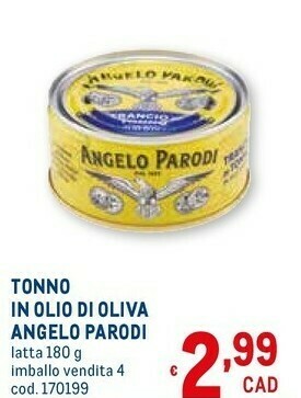 Metro Trancio di tonno in olio di oliva offerta