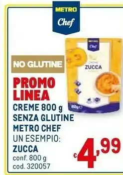 Metro Zucca senza glutine 800 g offerta