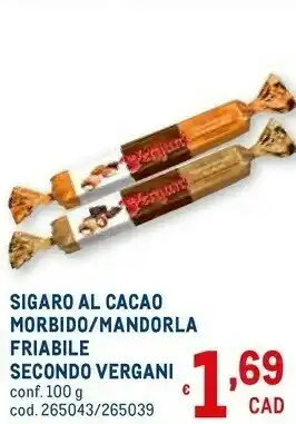 Metro Torrone morbido al cacao ricoperto di cioccolato extra fondente 100 g(ml) offerta
