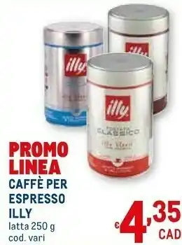 Metro Caffè espresso 250 g(ml) offerta